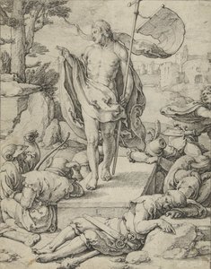 復活、1529年から33年 作： Lucas van Leyden
